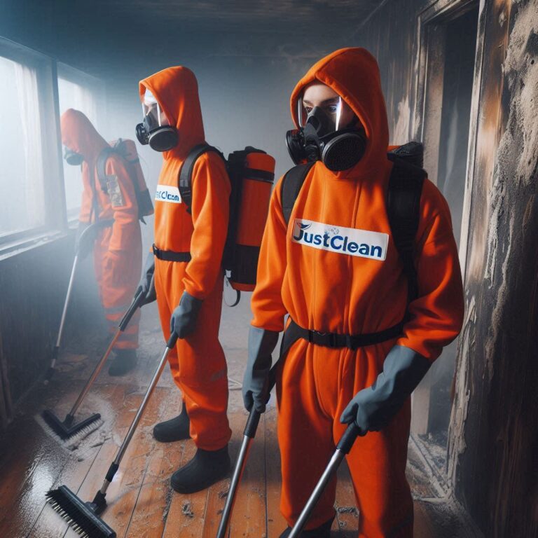 Limpieza post incendio Mollet del Vallès