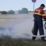 Limpieza por incendio Sant Andreu de la Barca