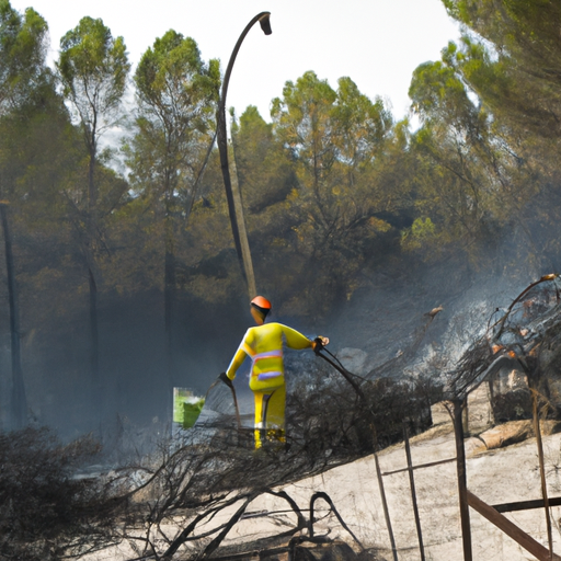 Limpieza por incendio Berga 