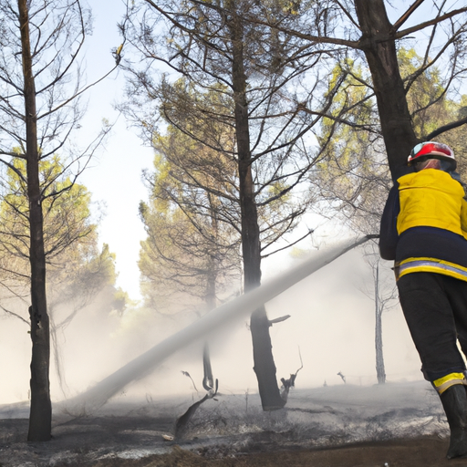 Limpieza por incendio Teià 