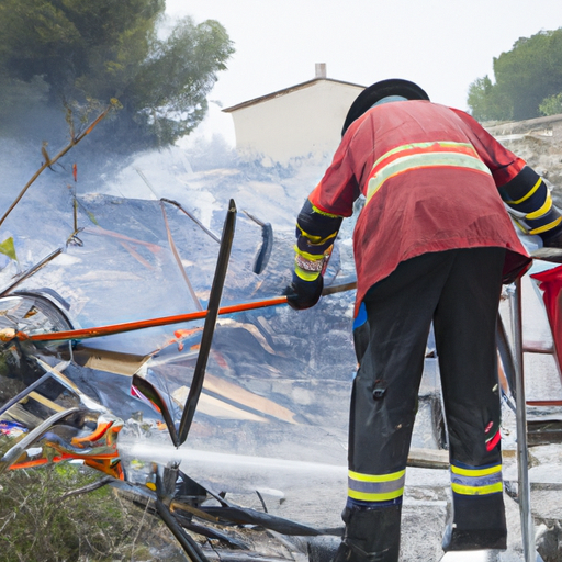 Limpieza por incendio Montmeló 