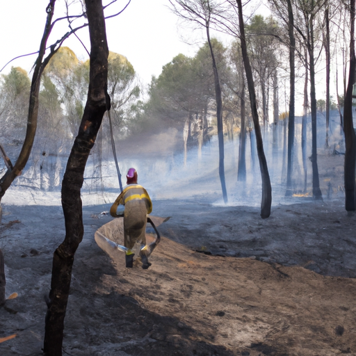 Limpieza por incendio Sant Fruitós de Bages 