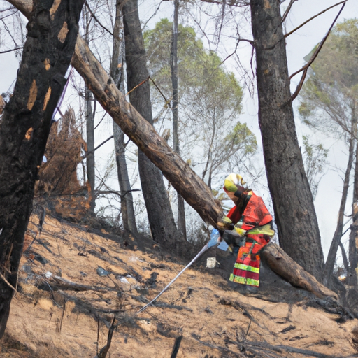 Limpieza por incendio Maçanet de la Selva 