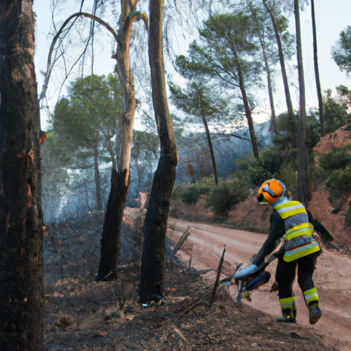 Limpieza por incendio Mont-roig del Camp 