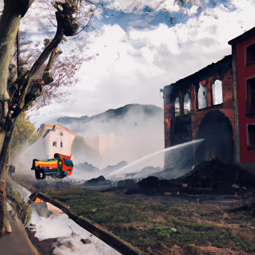 Limpieza por incendio Olot 
