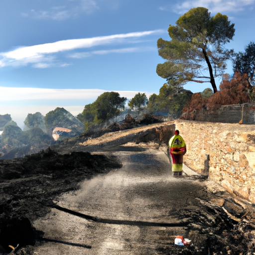 Limpieza por incendio Palafrugell 