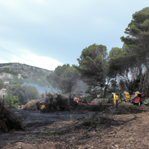 Limpieza por incendio Torroella de Montgrí 